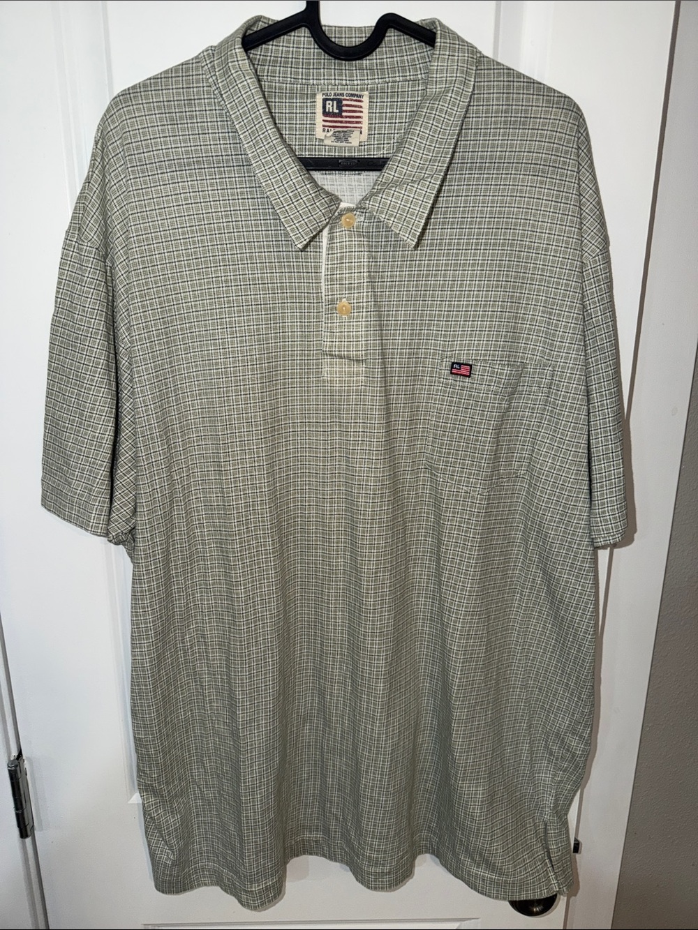 Polo Jeans Ralph Lauren Light Green Plaid shirt